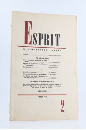COLLECTIF : Esprit N°2 de la 18ème année - Prima edizione - Edition-Originale.com
