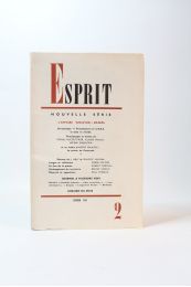 COLLECTIF : Esprit. Nouvelle série N°2 de la 35ème année - Erste Ausgabe - Edition-Originale.com