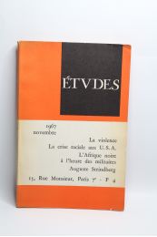 COLLECTIF : Etudes N° de Novembre 1967 : La violence. - La crise raciale aux U.S.A. - First edition - Edition-Originale.com