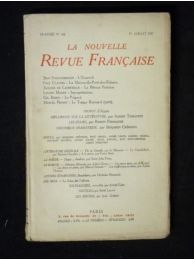 COLLECTIF : La nouvelle revue française N°166 de la quatorzième année - Erste Ausgabe - Edition-Originale.com