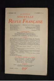 COLLECTIF : La Nrf N°14 de la 2ème année - Prima edizione - Edition-Originale.com