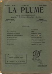 COLLECTIF : La Plume, revue littéraire, artistique et sociale N°386 de la dix-huitième année - Erste Ausgabe - Edition-Originale.com