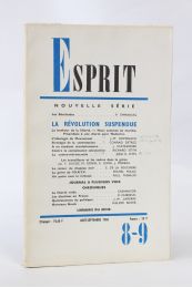 COLLECTIF : La révolution suspendue - In Esprit N°373 de la 36ème année - Erste Ausgabe - Edition-Originale.com