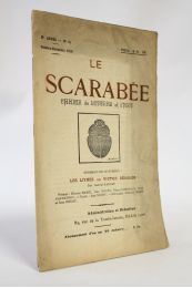 COLLECTIF : Le scarabée. Cahier de lettres et d'art. N°21, troisième année - First edition - Edition-Originale.com