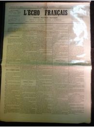 COLLECTIF : L'Echo français - journal politique quotidien. Deuxième année, jeudi 6 avril 1871.  - Erste Ausgabe - Edition-Originale.com