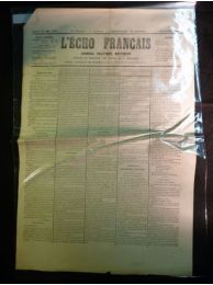 COLLECTIF : L'Echo français - journal politique quotidien. Deuxième année, lundi 15 mai 1871.  - Edition Originale - Edition-Originale.com