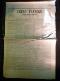 COLLECTIF : L'Echo français - journal politique quotidien. Deuxième année, mardi 2 mai 1871.  - First edition - Edition-Originale.com