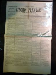 COLLECTIF : L'Echo français - journal politique quotidien. Deuxième année, vendredi 28 avril 1871.  - Edition Originale - Edition-Originale.com