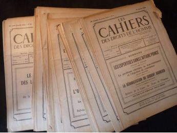 COLLECTIF : Les Cahiers des Droits de l'Homme. 35e année - du n°1 du 10 janvier 1935 au n°33 du 30 décembre 1935 - Erste Ausgabe - Edition-Originale.com