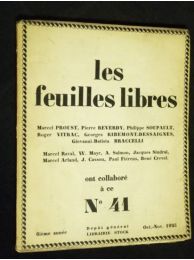 COLLECTIF : Les feuilles libres N°41 - First edition - Edition-Originale.com