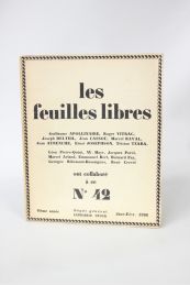 COLLECTIF : Les Feuilles Libres N°42 - Erste Ausgabe - Edition-Originale.com