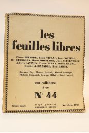 COLLECTIF : Les feuilles libres N°44 - Prima edizione - Edition-Originale.com