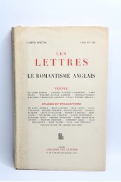 COLLECTIF : Les lettres N°5 & 6 de 1946 : Le romantisme anglais - Prima edizione - Edition-Originale.com