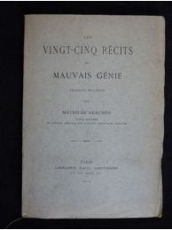 COLLECTIF : Les vingt-cinq récits du mauvais génie - Prima edizione - Edition-Originale.com