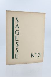 COLLECTIF : Sagesse, Cahiers de littérature et d'art N°13 - Edition Originale - Edition-Originale.com