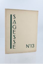 COLLECTIF : Sagesse, Cahiers de littérature et d'art N°13 - Erste Ausgabe - Edition-Originale.com