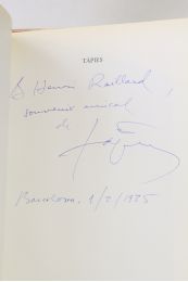 COLLECTIF : Tapies. Pinturas y dibujos 1984 - Autographe, Edition Originale - Edition-Originale.com