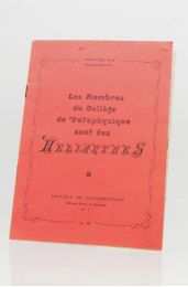 [COLLEGE DE PATAPHYSIQUE] Les membres du Collège de Pataphysique sont des hélianthes - Prima edizione - Edition-Originale.com