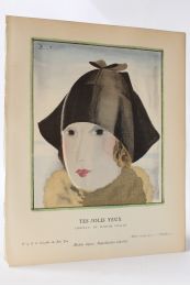 COLLOT : Tes jolis yeux. Chapeau, de Marthe Collot (pl.70, La Gazette du Bon ton, 1924-1925 n°9) - First edition - Edition-Originale.com