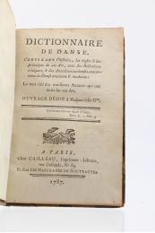 COMPAN : Dictionnaire de danse - Prima edizione - Edition-Originale.com