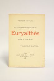 COULON : Euryalthès, essai de rénovation théatrale - Edition Originale - Edition-Originale.com