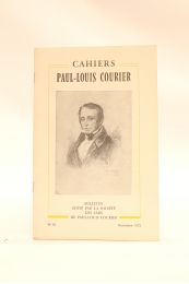 COURIER : Cahiers Paul-Louis Courier N°10 - First edition - Edition-Originale.com