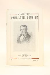 COURIER : Cahiers Paul-Louis Courier N°4 - Prima edizione - Edition-Originale.com