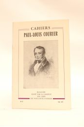 COURIER : Cahiers Paul-Louis Courier N°5 - Erste Ausgabe - Edition-Originale.com