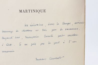 COURNOT : Martinique - Autographe, Edition Originale - Edition-Originale.com