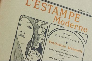 Couverture de L'Estampe Moderne n°17 septembre 1898 - Prima edizione - Edition-Originale.com