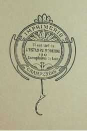 Couverture de L'Estampe Moderne n°18 octobre 1898 - Erste Ausgabe - Edition-Originale.com