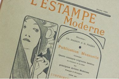 Couverture de L'Estampe Moderne n°21 January 1899 - Erste Ausgabe - Edition-Originale.com