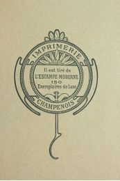 Couverture de L'Estampe Moderne n°24 avril 1899 - First edition - Edition-Originale.com