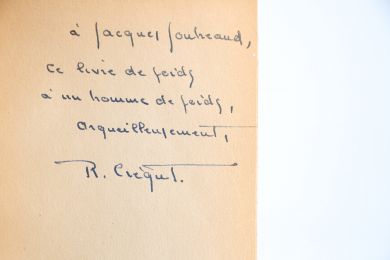 CREGUT : La Tête froide - Signed book, First edition - Edition-Originale.com