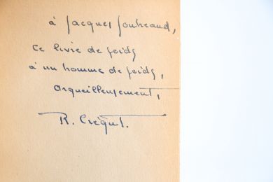 CREGUT : La Tête froide - Libro autografato, Prima edizione - Edition-Originale.com