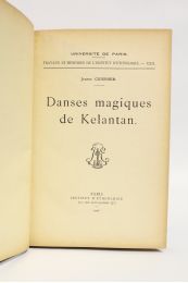 CUISINIER : Danses magiques de Kelantan - Erste Ausgabe - Edition-Originale.com