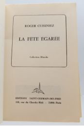 CUISINIEZ : La fête égarée - Signed book, First edition - Edition-Originale.com