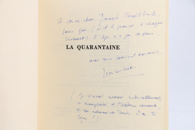 CURTIS : La quarantaine - Autographe, Edition Originale - Edition-Originale.com