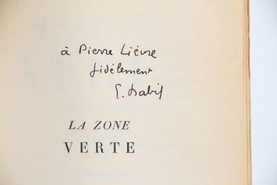 DABIT : La zone verte - Signiert, Erste Ausgabe - Edition-Originale.com