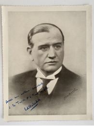 DALADIER : Portrait photographique d'Edouard Daladier avec envoi autographe - Edition-Originale.com