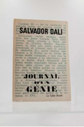 DALI : Journal d'un génie - Erste Ausgabe - Edition-Originale.com