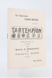 DARD : Programme de la pièce de théâtre Tartempion  - First edition - Edition-Originale.com