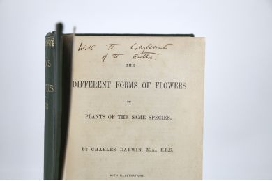 DARWIN : The Different Forms of Flowers on Plants of the same Species - Signed book, First edition - Edition-Originale.com