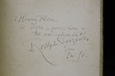 DARZENS : Comment furent écrites par Rodolphe Darzens les Nuits à Paris et de quelle manière les illustra le peintre Adolphe Willette - Autographe, Edition Originale - Edition-Originale.com