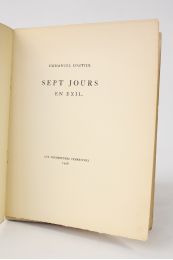D'ASTIER : Sept jours en exil - Erste Ausgabe - Edition-Originale.com