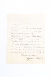 DAUDET : Lettre autographe signée - Signed book, First edition - Edition-Originale.com