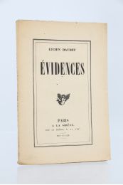DAUDET : Evidences - Prima edizione - Edition-Originale.com