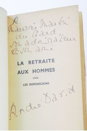 DAVID : La retraite aux hommes chez les Dominicains - Autographe, Edition Originale - Edition-Originale.com