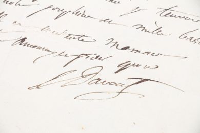 DAVOUT : Lettre autographe signée à sa femme Aimée Leclerc depuis le champ de bataille de Pultusk - Signiert, Erste Ausgabe - Edition-Originale.com