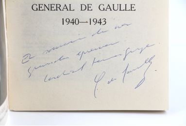 DE GAULLE : Appels et discours. 1940-1943 [Appel du 18 juin] - Signed book, First edition - Edition-Originale.com